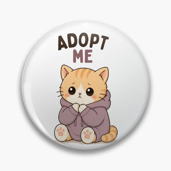 Item preview, Adopt Me Cat | Cute Kawaii Aesthetic | Pet Adoption Design designed and sold by The Mood Index.