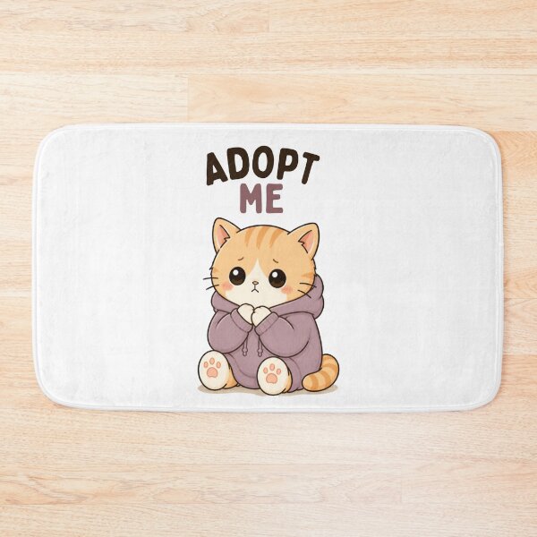 Item preview, Adopt Me Cat | Cute Kawaii Aesthetic | Pet Adoption Design designed and sold by The Mood Index.