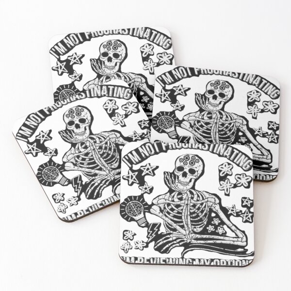 Item preview, Funny Procrastinating Skeleton Shirt | I’m Reviewing My Options designed and sold by SkeletonMood.