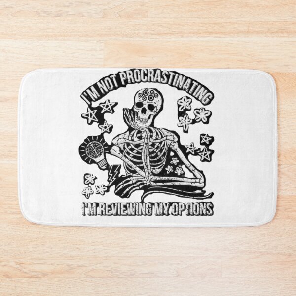 Item preview, Funny Procrastinating Skeleton Shirt | I’m Reviewing My Options designed and sold by SkeletonMood.