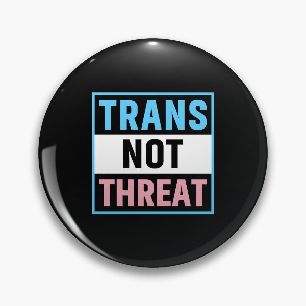 Item preview, Trans Not Threat Transgender Pride Ally Support Acceptance Flag designed and sold by designclub.