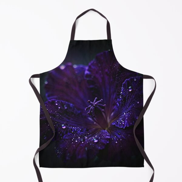 Item preview, Labyrinth of Darkness and Color — Purple Flower Water Drops designed and sold by CunningMaskPrints.