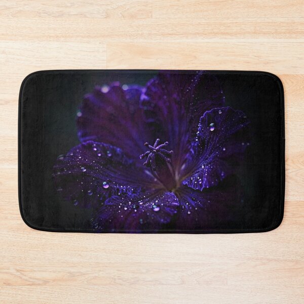 Item preview, Labyrinth of Darkness and Color — Purple Flower Water Drops designed and sold by CunningMaskPrints.