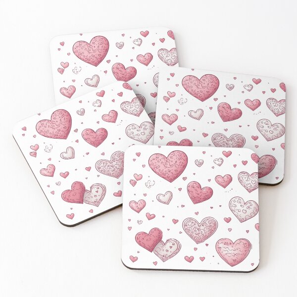 Item preview, Cute Pink Heart Aesthetic Love Sticker designed and sold by insiya-art.