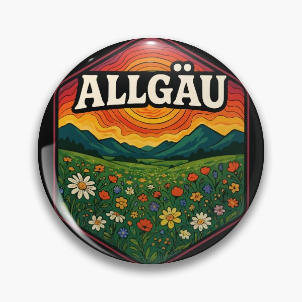 Item preview, Allgau Bavaria Trippy Art Travel designed and sold by TomFrontierArt.