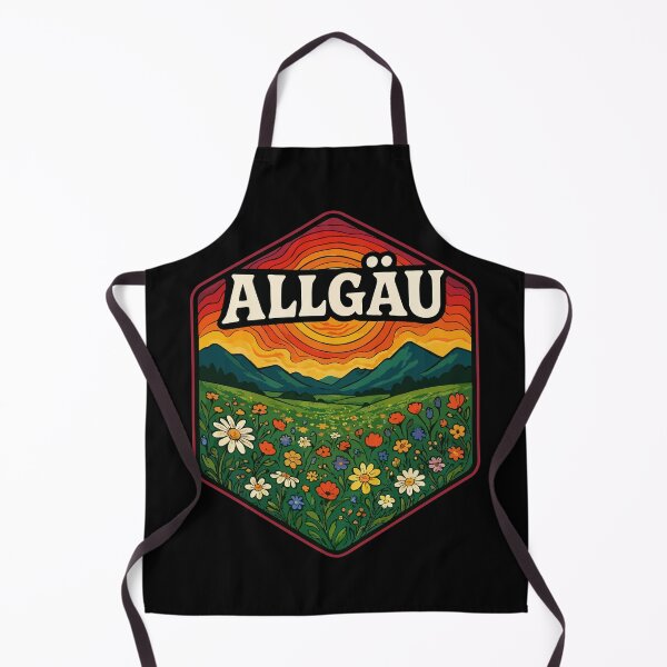 Item preview, Allgau Bavaria Trippy Art Travel designed and sold by TomFrontierArt.