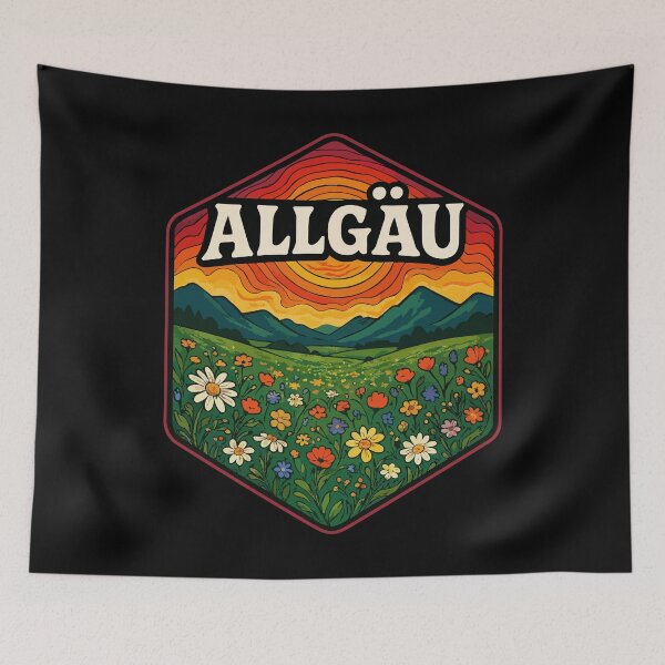 Item preview, Allgau Bavaria Trippy Art Travel designed and sold by TomFrontierArt.