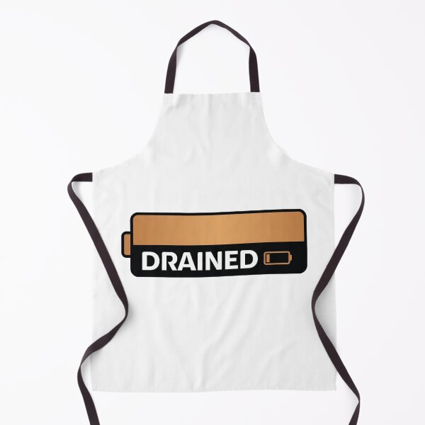 Item preview, Drained Empty Battery Funny Energy Parody designed and sold by ⭐Anistore⭐.