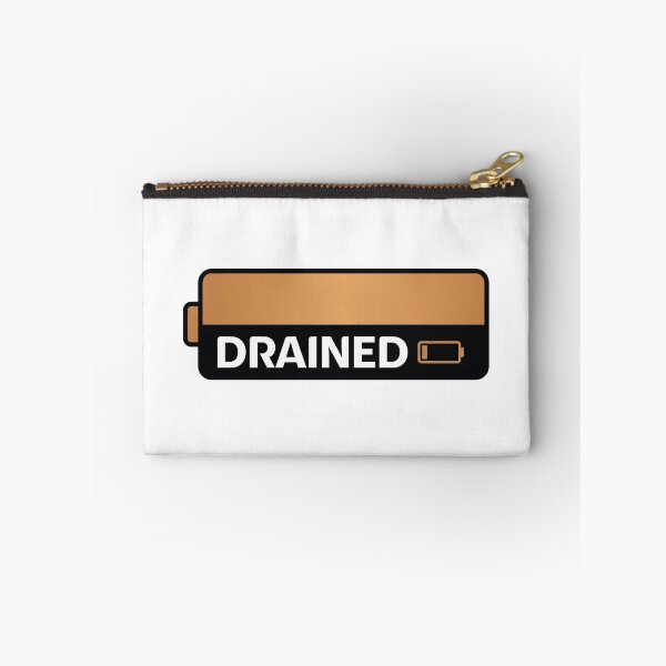 Item preview, Drained Empty Battery Funny Energy Parody designed and sold by ⭐Anistore⭐.