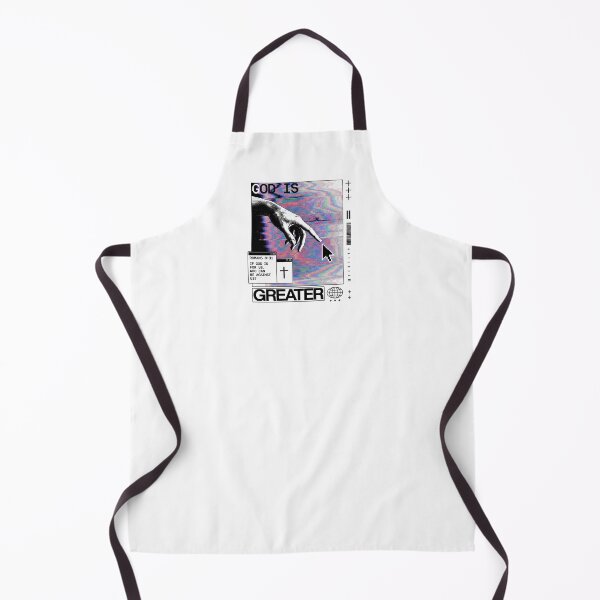 Item preview, God is Greater, If God is for us, who can be against us Romans 8:31 Retrowave Christian 80s designed and sold by bard-art.