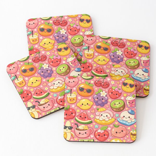 Item preview, Cute Fruity Juice Paradise designed and sold by IYASDiaz.
