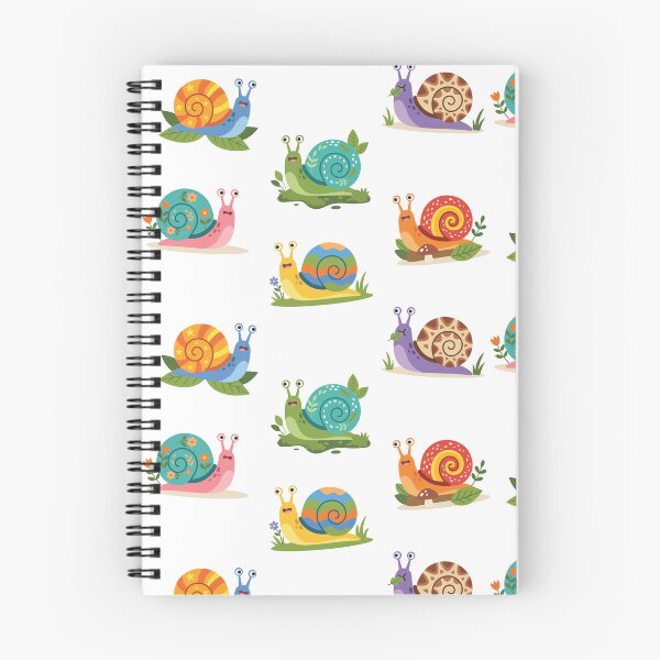 Item preview, Colorful Cartoon Snail Character Set designed and sold by BetweenForms.