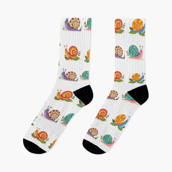 Item preview, Colorful Cartoon Snail Character Set designed and sold by BetweenForms.