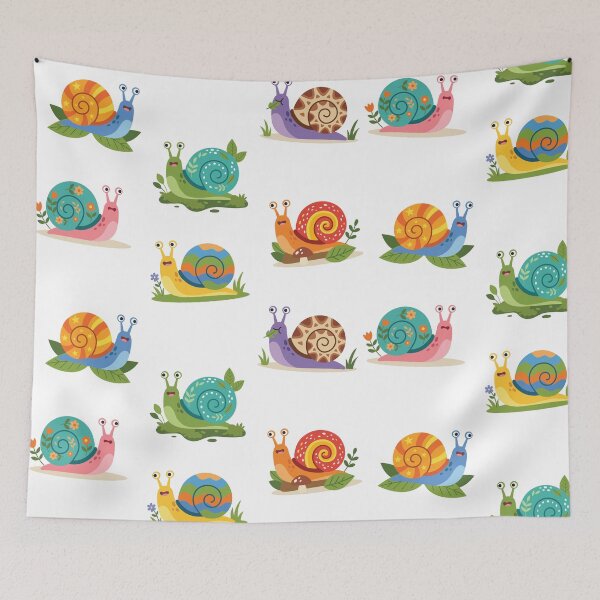 Item preview, Colorful Cartoon Snail Character Set designed and sold by BetweenForms.