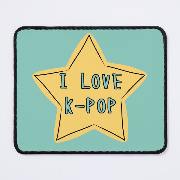 Item preview, I LOVE K-POP Star Mint designed and sold by HugSomeNettles.