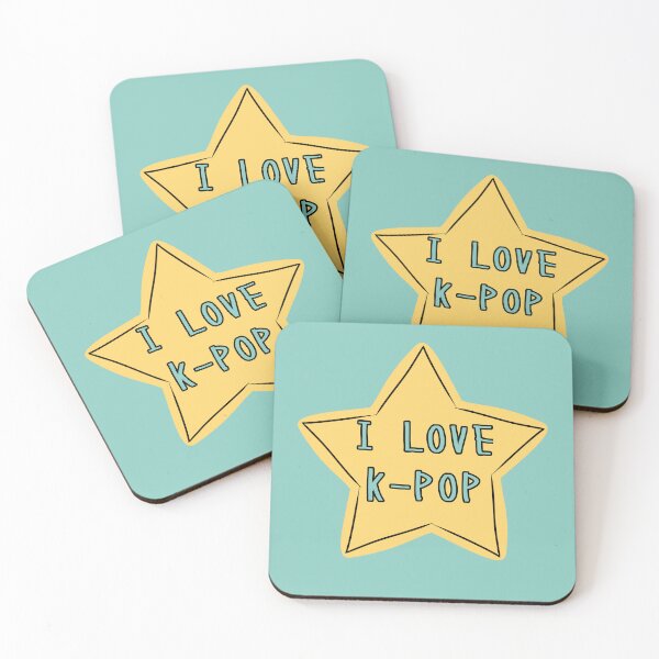 Item preview, I LOVE K-POP Star Mint designed and sold by HugSomeNettles.