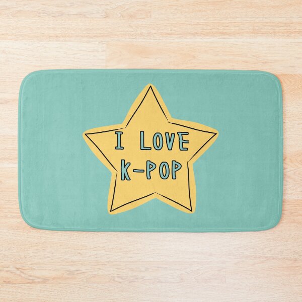 Item preview, I LOVE K-POP Star Mint designed and sold by HugSomeNettles.