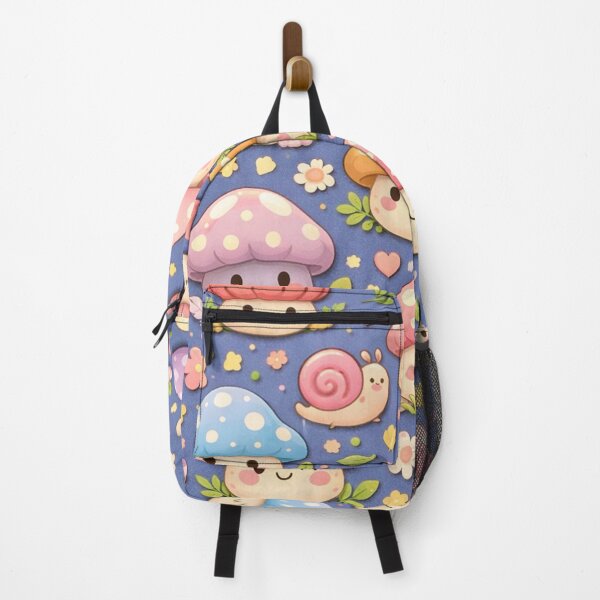 Item preview, Smiling Mushrooms Kawaii Forest World designed and sold by IYASDiaz.