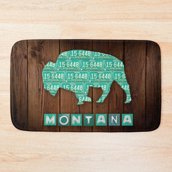 Item preview, Montana License Plates Buffalo designed and sold by Elisabeth Lucas.