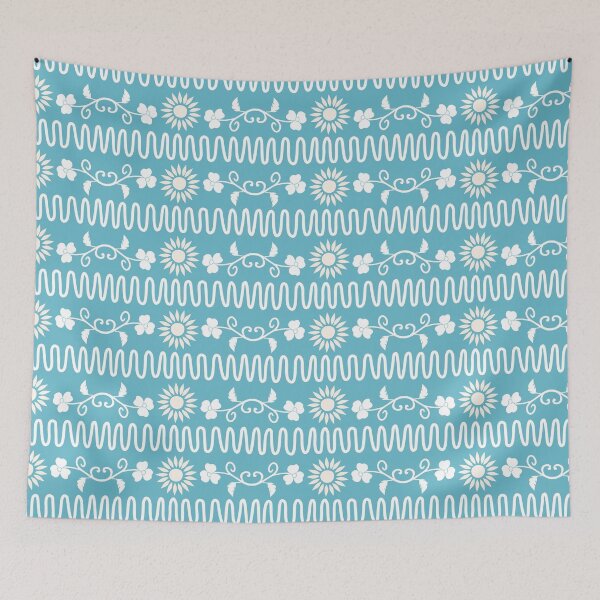 Item preview, Elegant White Floral Seamless Batik Pattern  designed and sold by PAWIRADA.