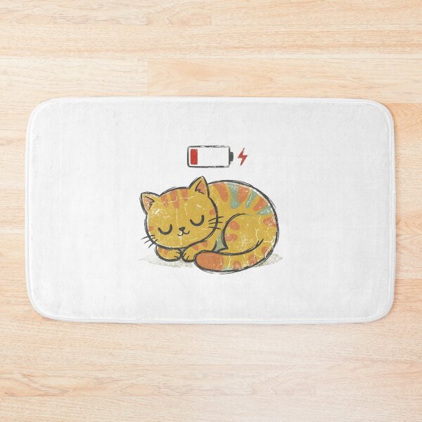 Item preview, Sleeping Cat Low Battery Funny Graphic designed and sold by KaysonSmith.