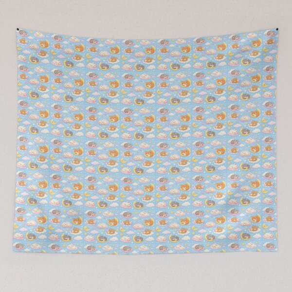 Item preview, Moonlit Dream Animals Sleep World designed and sold by IYASDiaz.