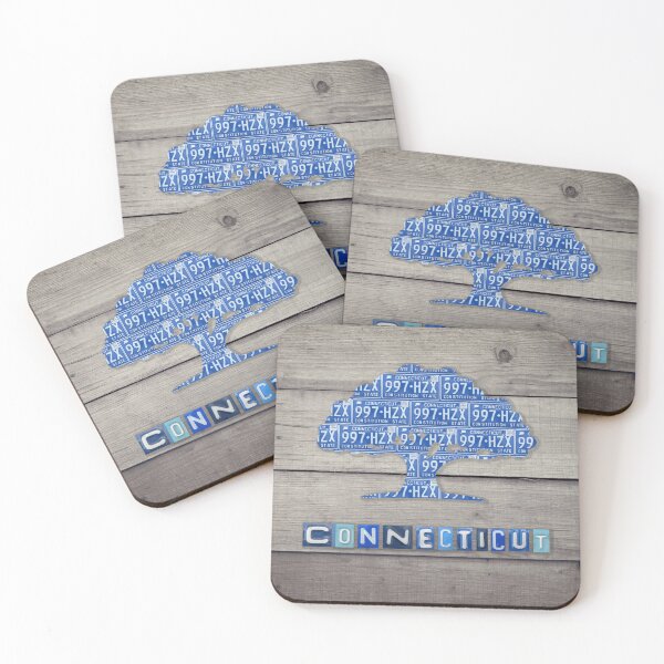Item preview, Connecticut License Plate Oak designed and sold by Elisabeth Lucas.