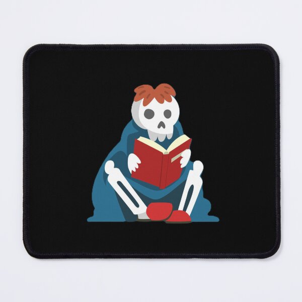 Item preview, Cute Skeleton Reading Book Cartoon | Funny Book Lover Skeleton Design  Main Tag: designed and sold by SkeletonMood.