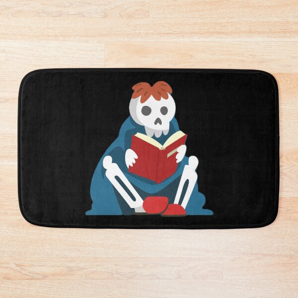 Item preview, Cute Skeleton Reading Book Cartoon | Funny Book Lover Skeleton Design  Main Tag: designed and sold by SkeletonMood.