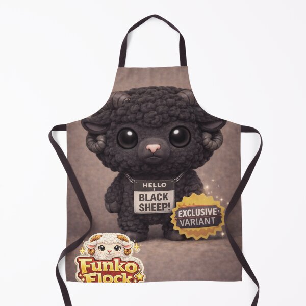 Artikelvorschau, Exklusive Variante Schwarzes Schaf | Funko Flock Parodie entworfen und verkauft von Thpoar.