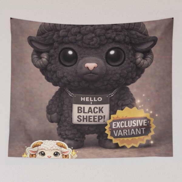 Artikelvorschau, Exklusive Variante Schwarzes Schaf | Funko Flock Parodie entworfen und verkauft von Thpoar.