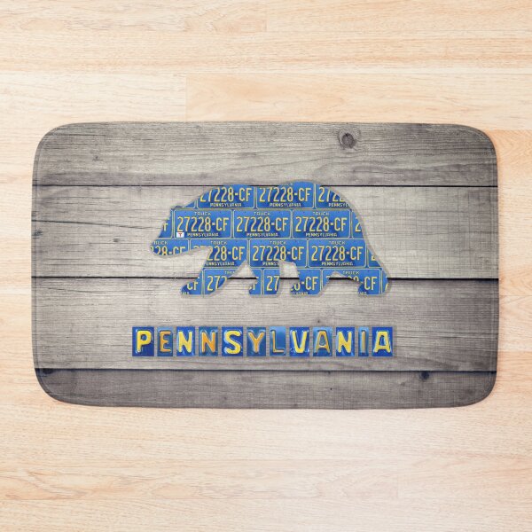 Item preview, Pennsylvania License Plate Bear designed and sold by Elisabeth Lucas.