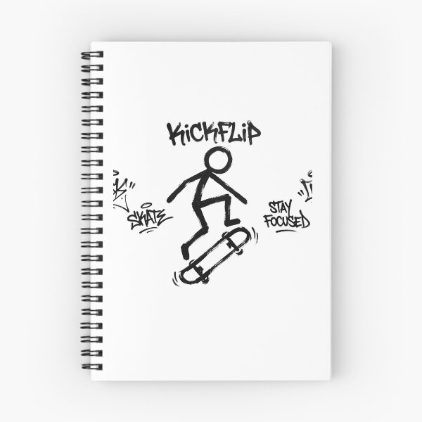 Item preview, Arte graffiti de kickflip de patinador estoico designed and sold by InfiniteOrbit.