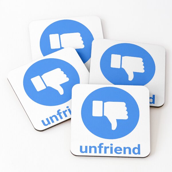 Item preview, Unfriend Thumbs Down Funny Social Media Parody designed and sold by ⭐Anistore⭐.