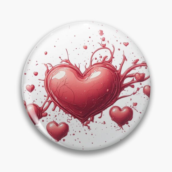 Item preview, Simple Red Heart Aesthetic Love Sticker designed and sold by insiya-art.