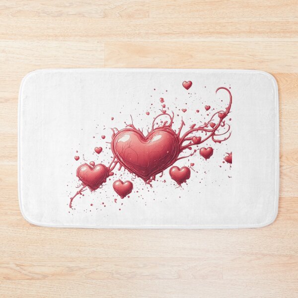Item preview, Simple Red Heart Aesthetic Love Sticker designed and sold by insiya-art.