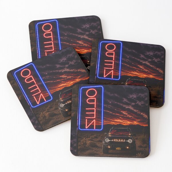 Item preview, Neon Open Bronco Desert Nights designed and sold by Kimberly Palmer.