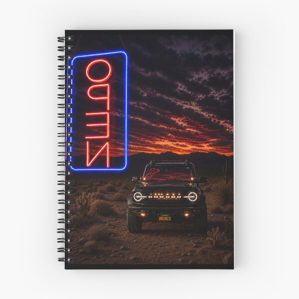 Item preview, Neon Open Bronco Desert Nights designed and sold by Kimberly Palmer.