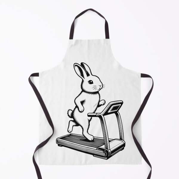 Item preview, Rabbit on the treadmill designed and sold by heptenart.