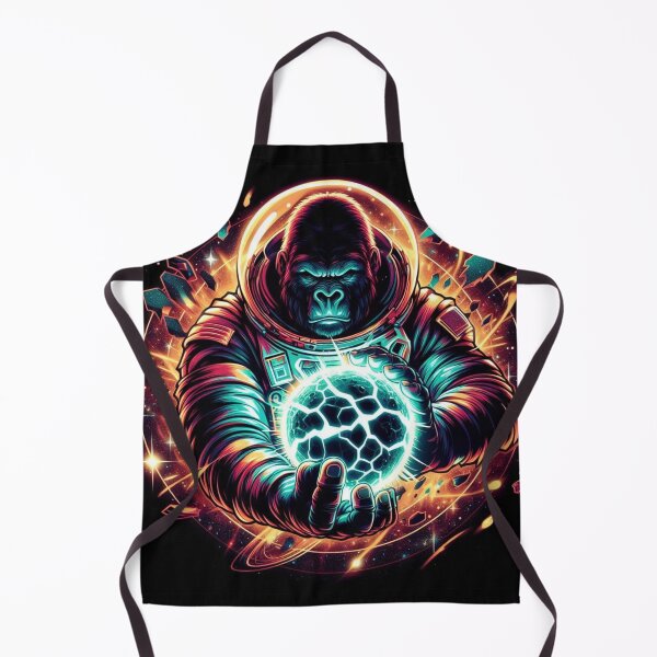 Item preview, Cosmic Gorilla – Futuristic Astronaut Animal Design designed and sold by Dogandesighn.