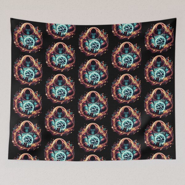 Item preview, Cosmic Gorilla – Futuristic Astronaut Animal Design designed and sold by Dogandesighn.
