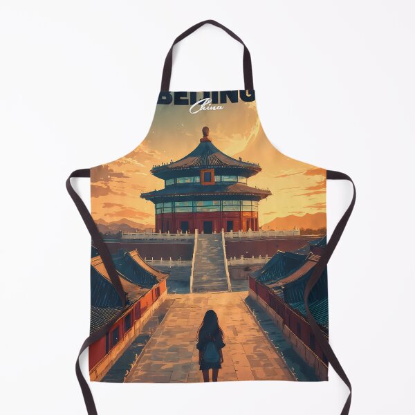 Item preview, Dreamy Anime Journey to the Temple of Heaven Beijing Pastel Landscape designed and sold by JacksoonLester.