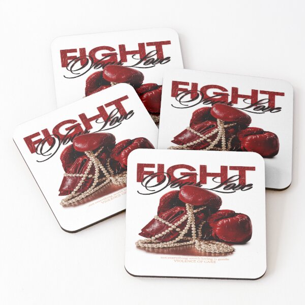 Item preview, Fight for Love – Boxing Gloves Dark Stoic Artwork | Violence of Care designed and sold by -DEEWOLF-.