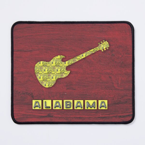 Item preview, Alabama License Plate Guitar designed and sold by Elisabeth Lucas.