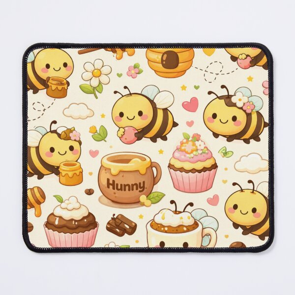 Item preview, Cute Honey Bee Kawaii Garden designed and sold by IYASDiaz.