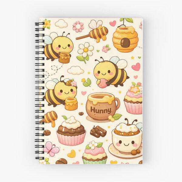 Item preview, Cute Honey Bee Kawaii Garden designed and sold by IYASDiaz.