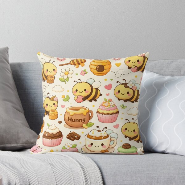 Item preview, Cute Honey Bee Kawaii Garden designed and sold by IYASDiaz.