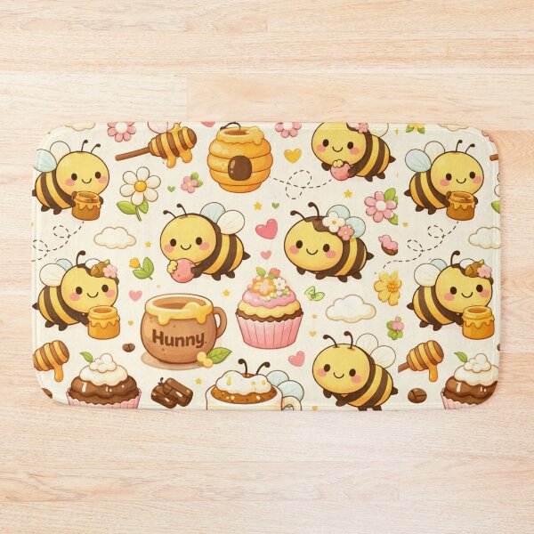 Item preview, Cute Honey Bee Kawaii Garden designed and sold by IYASDiaz.