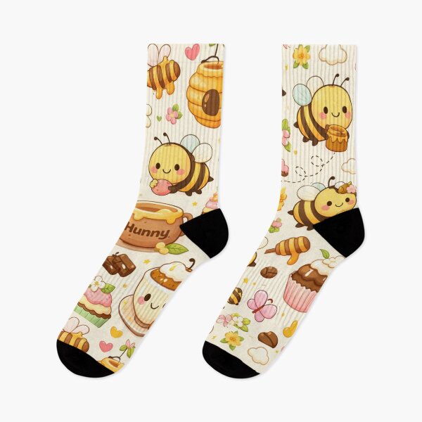 Item preview, Cute Honey Bee Kawaii Garden designed and sold by IYASDiaz.