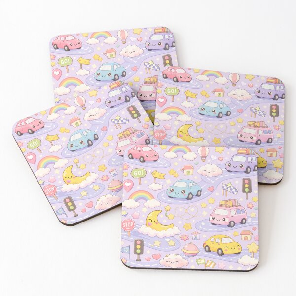 Item preview, Cute Kawaii Cars Adventure World designed and sold by IYASDiaz.